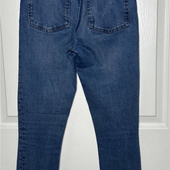 Reformation Jeans Women’s 27 Mid Rise Skinny Destin Medium Wash Distressed 27x27 - Picture 9 of 14